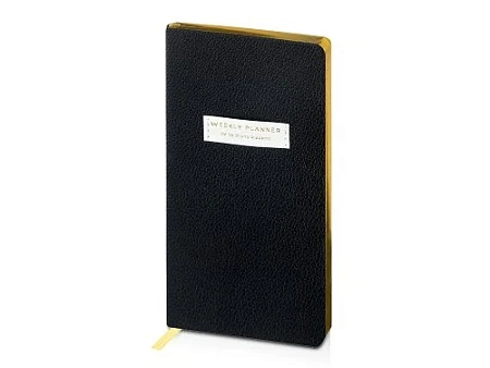 Еженедельник недатированный А6 Black