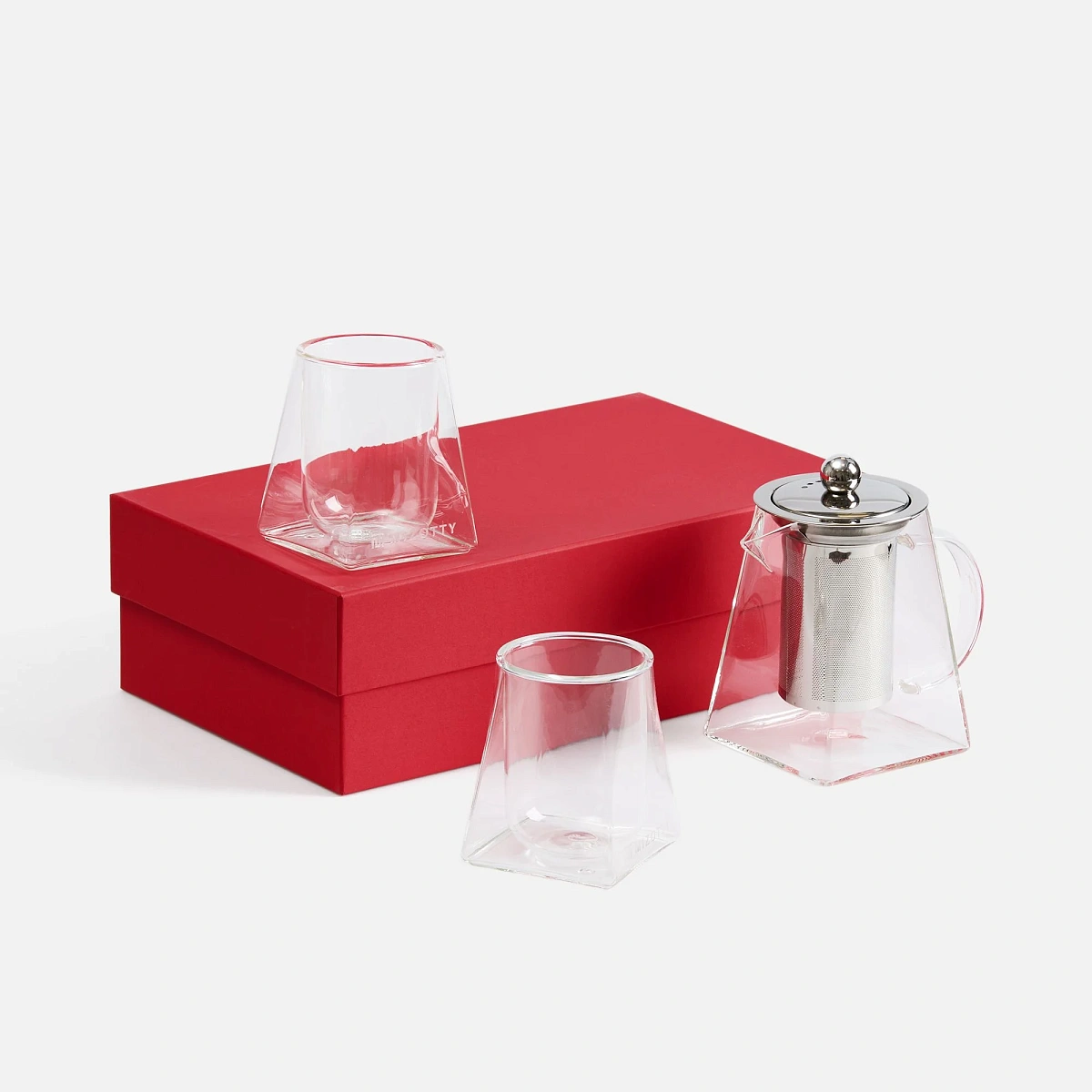 Чайный набор Quadroni в темно-синей коробке