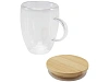 Кружка с бамбуковой крышкой Leona