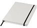 Блокнот А5 Spectrum с белой обложкой и цветной резинкой