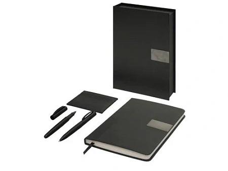 Подарочный набор Goethe с блокнотом А5, 2-мя ручками и картхолдером