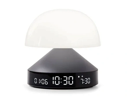 Светильник с часами и световым будильником Mina Sunrise