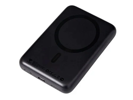 Магнитный внешний беспроводной аккумулятор Polarix, QC/PD, 10000 мАч