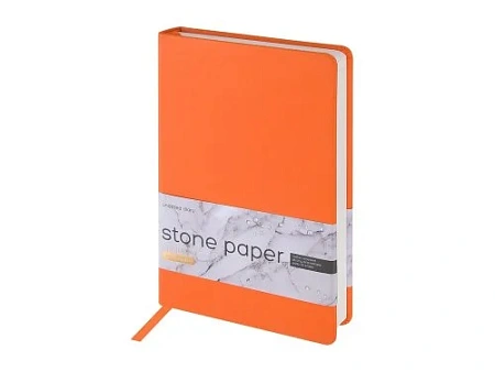 Ежедневник с каменной бумагой недатированный А5 Carrara