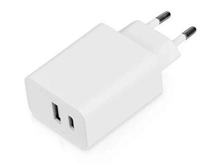 Сетевое зарядное устройство c выходами USB-A и USB-C Recharger, 10 Вт