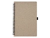 Блокнот Toledo S с обложкой из пшеницы и пластика