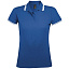 Рубашка поло женская Pasadena Women 200 с контрастной отделкой