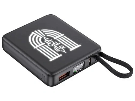 Внешний аккумулятор с подсветкой лого Nex, 5000 мАч