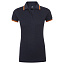 Рубашка поло женская Pasadena Women 200 с контрастной отделкой
