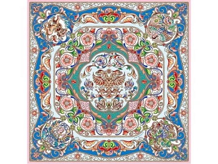 Платок Шедевры русских эмальеров