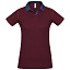 Рубашка поло женская DNM Forward бордовая