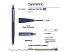 Ручка металлическая шариковая San Remo, софт тач