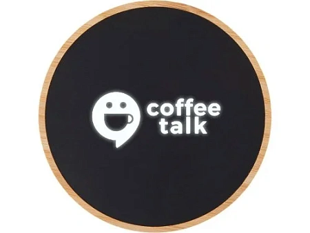 Беспроводное зарядное устройство с подсветкой лого Reedia S3, 15 Вт