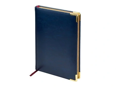 Ежедневник датированный А5 Sidney Nebraska на 2026 год, с золотым срезом и уголками