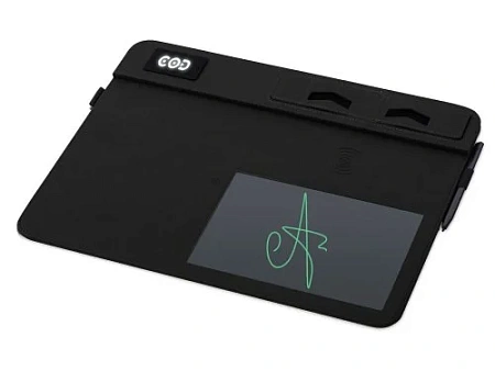 Многофункциональный коврик для мыши Multi Pad с беспроводной зарядкой и LCD экраном, 10 Вт