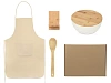 Подарочный набор с салатником, фартуком и подставкой