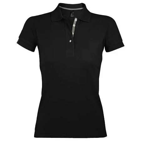 Рубашка поло женская Portland Women 200 черная