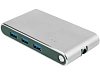 Хаб 8-в-1 Type-C Hermes, USB 3.0 x 3, Type-C PD, HDMI, LAN, картридер